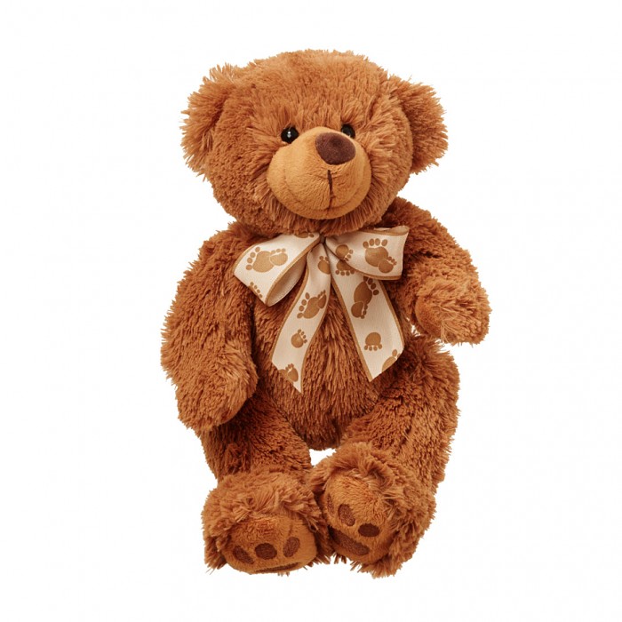 Brown teddy||| CHF 18.5 |||Mischievous sitting bear, 25 cm, brown. ||| 1009